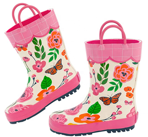 تخفيضات كبيرة على أحذية أطفال من المطاط الطبيعي ، أحذية نصف بوت ، مضادة للماء مع بطانة قطنية قابلة لإعادة التدوير لموسم الخريف - Product Image 3