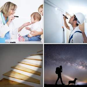 Led Rechargeable <strong>Flashlight</strong> 3 Modes <strong>With</strong> Clip Portable Tactical <strong>Flashlight</strong> For Camping Outdoors Home Battery For Free - Product Image 6