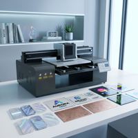 Imprimante UV A2 5060 à 2 têtes pour l'impression textile, à pression négative, pour petites entreprises, idéale pour les puzzles et les marque-pages