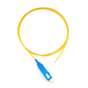 China Suppliers Optical Fiber Pigtail SC UPC 0.9mm SM G657A2 LSZH Singlemode Fiber Optical Pigtail for FTTH