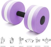 Haltères aquatiques Wellshow, haltères pour exercices aquatiques, entraînements d'aérobic aquatique, haltères en mousse pour hommes et femmes, outil de fitness pour sports aquatiques