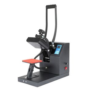 New 15*15cm5.9-inch Manual Label Heat Press Garment Fabric Printing T-shirt Logo Sublimation Heat Transfer Machine 220/110V - Product Image 1