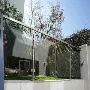 टका बाहरी आउटडोर बालकनी कांच रेलिंग के लिए टेम्पर्ड ग्लास रेलिंग/सीढ़ी डेक बाड़ कांच कटघरा - Product Image 4