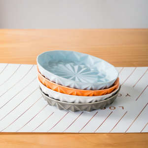 Platos de Porcelana Ecológicos de Varios Tamaños, Aptos para Contacto con Alimentos, Redondos, Contemporáneos, con Logotipo Personalizado para Restaurantes - Product Image 3