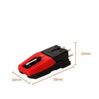 Remplacement de stylet de rubis rouge d'aiguille de lecteur de vinyle de haute qualité pour le tourne-disque LP