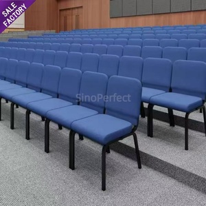 Sillas Apilables Metálicas de Diseño Moderno para Fiestas, Ceremonias, Banquetes, Hoteles, Teatros, Auditorios, Iglesias - Product Image 4