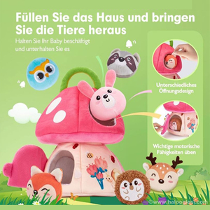 Bé Montessori đồ chơi cho thú nhồi bông Rattle <span class=keywords><strong>Crinkle</strong></span> cảm giác Comforter siêu mềm vải Toddler đồ chơi - Product Image 4