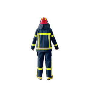 Костюм пожарного для работы в ближнем контакте с огнем ZFMH-ZXA (DRD) - комплект из огнестойкой куртки и брюк с мембраной из ПТФЭ и светоотражающими полосами - Product Image 4