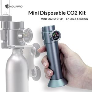 Kit de Válvula Solenoide de Gas de Dióxido de Carbono con Regulador de <span class=keywords><strong>CO2</strong></span> <span class=keywords><strong>Mini</strong></span> de 16gr y Cartucho Desechable Aquapro para Acuario - Product Image 2