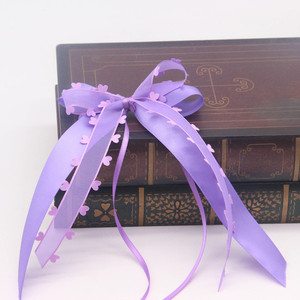 Cinta de Organza con lazo de satén para decoración de <span class=keywords><strong>coche</strong></span>, luces de <span class=keywords><strong>boda</strong></span> para el Día de San Valentín, corazón de amor, lámpara de visión trasera, lazo de amor - Product Image 6