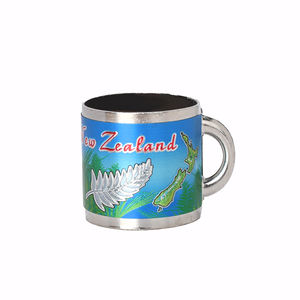 Maßgefertigter Zinnfolie-Kalkun Beliebte Neuseeländische Sehenswürdigkeiten Souvenir Florida Zinklegierung Becher Kühlschrankmagnet - Product Image 3