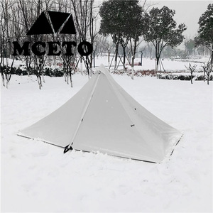 MCETO Pyramid <b>Tent</b> 1 Person Ultralight Double Layer <b>Waterproof</b> Outdoor Camping Shelter Four Seasons Use - Product Image 3