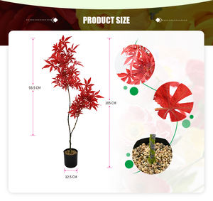 Fabricante de China 105CM plantas artificiales árboles Faux <span class=keywords><strong>Acer</strong></span> Palmatum Faux árbol de arce japonés para la decoración interior del jardín del hogar - Product Image 4