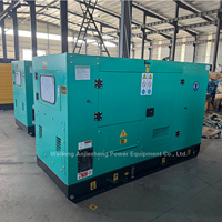 Générateur diesel silencieux 4BTA 50/60KW 120kVA Stamford 1/3 phases ATS refroidi par eau 50Hz 1800 tr/min 220V 6bt Alternateur 100% cuivre 24V