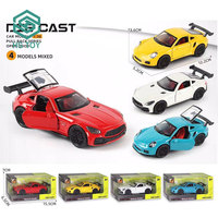 HS TOY Maßgefertigte 1/36 Druckguss-Modellautos Spielzeug aus Legierung mit Öffnenden Türen und Rückziehfunktion Simulierte Metallfahrzeuge für Tortendekoration