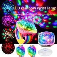 Vente directe usine : Bracelet lumineux de poignet, Lumières de scène elfiques bleues, Éclairage de fête de Noël et disco, Multicolore RGB Violet Vert