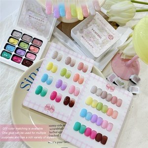<span class=keywords><strong>MORDA</strong></span> 2025 Nuovo Smalto Gel UV per Nail Art a Lunga Durata, Colore Macaron Delicato con Gradiente Elegante, Motivo a 12 Griglie, Private Label - Product Image 3