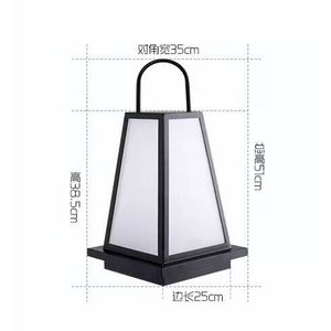 Luces decorativas para jardín, luces LED de pilar para entrada de villa, balcón, pasillo, camino, 220V, base E27 - Product Image 2