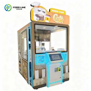 Time Saving Commercial Coffee Robot <strong>Vending</strong> <strong>Machine</strong> Robotic Arm Coffee <strong>Vending</strong> <strong>Machine</strong> - Product Image 1
