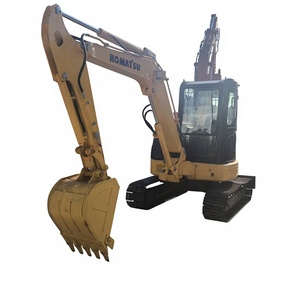 Miniexcavadora KOMATSU PC55 Usada en Buen Estado de Funcionamiento, Excavadora Pequeña de 5 Toneladas en Venta - Product Image 1