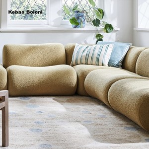 Sofá modular moderno de espuma seccional para decoración del hogar <span class=keywords><strong>muebles</strong></span> de esponja de rollo vacíos envasados al vacío para apartamentos y villas - Product Image 6