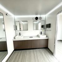 Remorque sanitaire mobile Goeasy à 3 cabines, conforme ADA