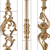Balustrade d'escalier de balcon de luxe moderne nez pièces style de conception principale