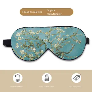 100% Pure Mulberry Silk Eyemask World Famous Painting 6A Grade Fiber Avec Masque de sommeil en soie OEKO-TEX - Product Image 3