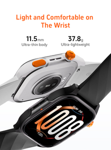 Montre connectée unisexe Starmax 2025 avec assistant vocal IA pour répondre aux appels, écran TFT HD carré, gel de silice, SDK, étanche IP68, magnétique - Product Image 5