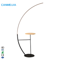 Lampe sur pied moderne à LED en aluminium Kona pour l'extérieur, la chambre à coucher, le salon, l'hôtel, la maison, 40W