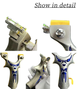 Venta caliente profesional de acero inoxidable al aire libre caza pájaro tirachinas dominante pequeño diablo diseño catapulta para juegos al aire libre - Product Image 2