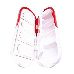 Pastillero Creativo en Forma de Cápsula, con Logotipo Personalizado, Promocional, de Plástico PP, con 8 Compartimentos, Organizador de Pastillas, Caja de Almacenamiento - Product Image 4