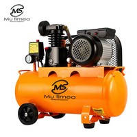 Compresseur d'air à piston alternatif miniature lubrifié à l'huile 750W 1HP 30L Alimentation CA Silencieux Portable Industriel Refroidi par air