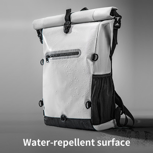 Mochila Impermeable de PVC con Cierre Enrollable de <span class=keywords><strong>21L</strong></span>, con Bolsa de Agua de 2L y Porta Botella para Motociclismo - Product Image 1