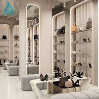 Présentoir Moderne pour Sacs à Main Féminins, Étagère de Présentation de Sacs, Mobilier de Décoration, Conception de Comptoir pour Aménagement de Magasin de Sacs