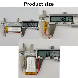 بطارية ليثيوم فائقة النحافة من الدرجة الأولى 501943 3.7 فولت 390 مللي أمبير في الساعة بسعة مخصصة للأجهزة القابلة للارتداء/إنترنت الأشياء من الشركة المصنعة الأصلية - Product Image 2