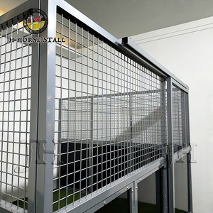 Abri pour chevaux en acier pour stabulation pour chevaux, extérieur, HDPE, tissé - Product Image 4