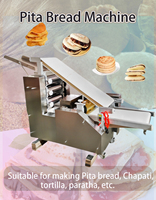 Mesin Pembuat Roti Arepa, Tortilla, Pita, Pizza, dan Samosa dari Baja Anti Karat Industri 220v Kapasitas Besar Berkualitas Baik