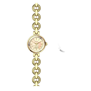 นาฬิกาข้อมือผู้หญิงทองคำขนาดเล็กสไตล์วินเทจ แบบโบราณ ใช้กลไกควอตซ์ - Product Image 1