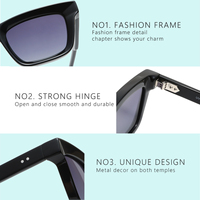 Nouvelles Lunettes de Soleil Designer Haut de Gamme Shoneray SP-AS26156 2026 pour Femmes et Hommes, Verres TAC UV400, Monture Carrée en Acétate à Bordure Complète