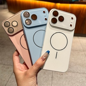 Funda de Silicona Líquida de Lujo para Teléfono Móvil, Venta al Por Mayor, para iPhone 17 Pro Max, Color Sólido, Antigolpes - Product Image 2