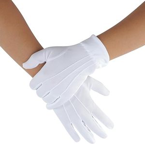 Gants en coton 100% naturels à prix avantageux, blancs, grands, pour nettoyer les mains, les pièces de monnaie, les bijoux, les costumes, hydratants, pour hommes et femmes - Product Image 5