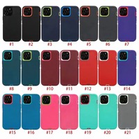 Étui de téléphone antichoc triple protection avec clip arrière pour iPhone 15 14 Pro Max 13 12