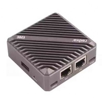 Radxa E20C Processeur 4 cœurs Double Ethernet Gigabit Boîtier en alliage d'aluminium CNC Décodage 4K Réseautage avancé Réseau domestique