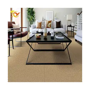 Karpet gulung Sisal ruangan karpet perlindungan lingkungan alami pembuat karpet Prasekolah