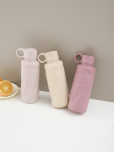 Nouvelle gourde portable en silicone pour enfants, grande capacité, isolée thermiquement, idéale pour les activités sportives et la randonnée en extérieur - Product Image 2