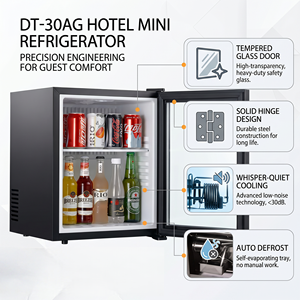 <span class=keywords><strong>Nevera</strong></span> Pequeña de Bajo Consumo para el Hogar, Neveras Negras sin Escarcha, Eficiencia Energética, Equipo de Refrigeración con Puerta de Vidrio para Camping, Uso en Hoteles - Product Image 3