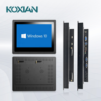 Ordinateur tout-en-un à écran tactile étanche IP65 de 15,6 pouces, N2840 J1900 I3 I5 4+128 Go, système d'exploitation Windows/Linux, moniteur d'ordinateur à écran tactile