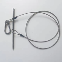 Haute qualité en acier inoxydable 304 chasse sous-marine pêche Stringer pêche gardien en Stock pêche aiguille brochette
