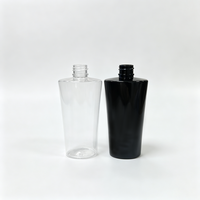 Flacon pulvérisateur conique PET-100 à contraste de couleurs, vaporisateur lavande/noir, brume fine pour brume faciale, parfum, logo personnalisé